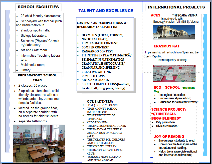 School leaflet 2
